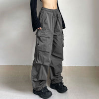 McGregor Clan- Oversized Cargo Parachute Pants Women Streetwear