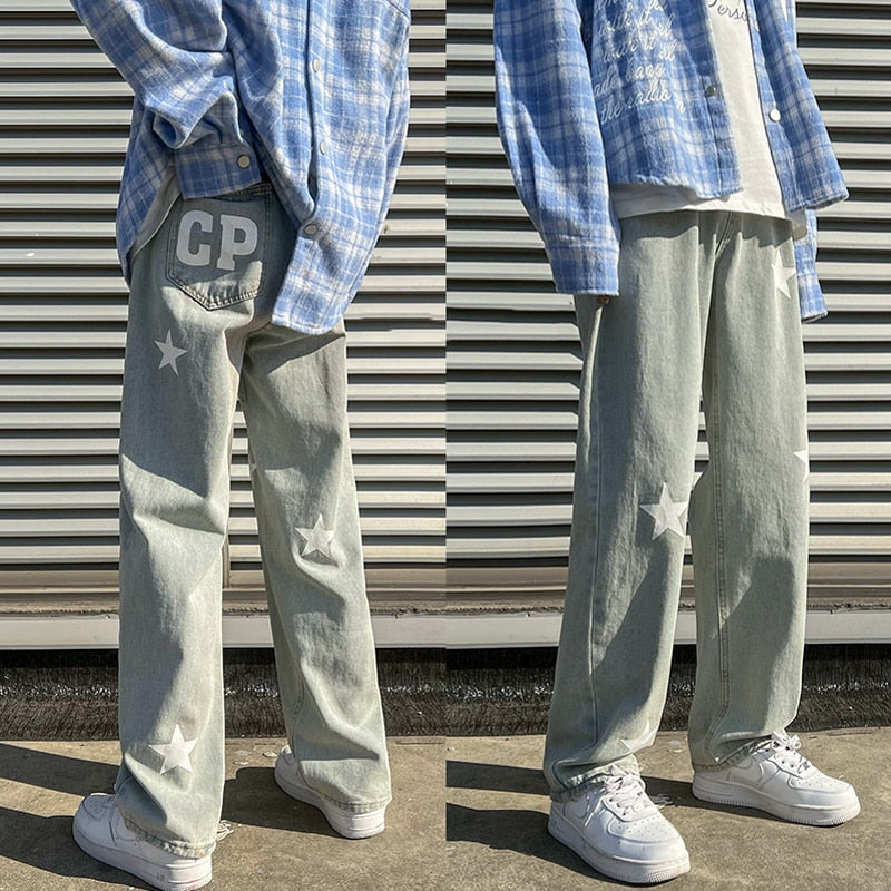 McGregor Clan- Men Jeans asthetic Man Jeans Pants Casual Baggy hip hop