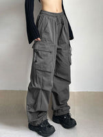 McGregor Clan- Oversized Cargo Parachute Pants Women Streetwear