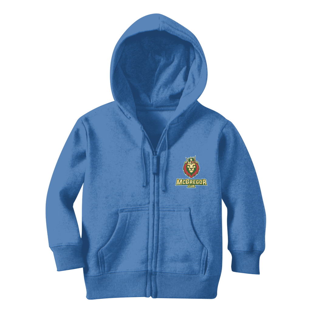 McGregor Clan lion head Classic Kids Zip Hoodie