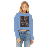 McGregor Clan -Ladies Cropped Raw Edge Hoodie