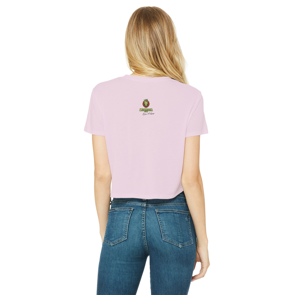 McGregor Clan- Afro of Power McGregor Clan - Women's Cropped T-Shirt