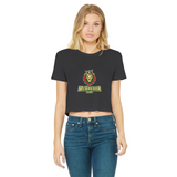 McGregor Clan Lion Classic Women's Cropped Raw Edge T-Shirt