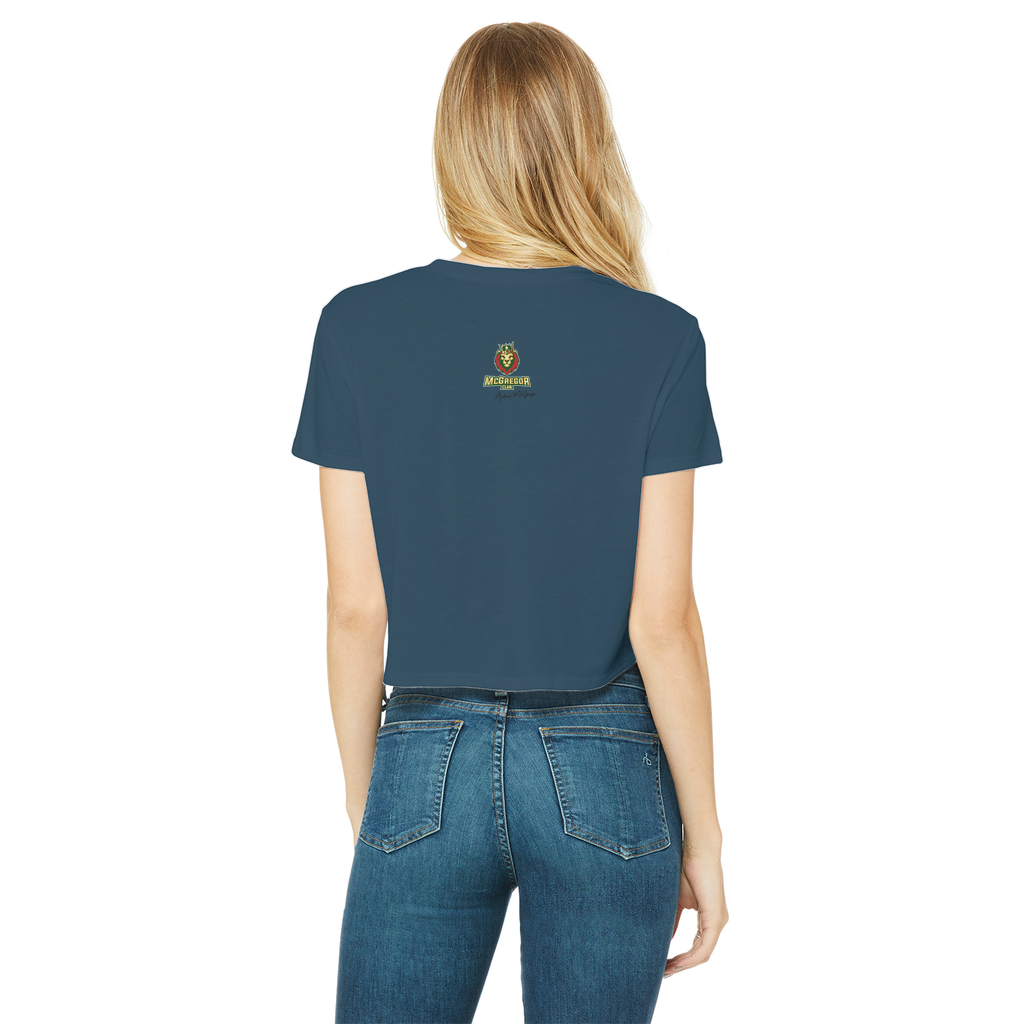 McGregor Clan- Afro of Power McGregor Clan - Women's Cropped T-Shirt