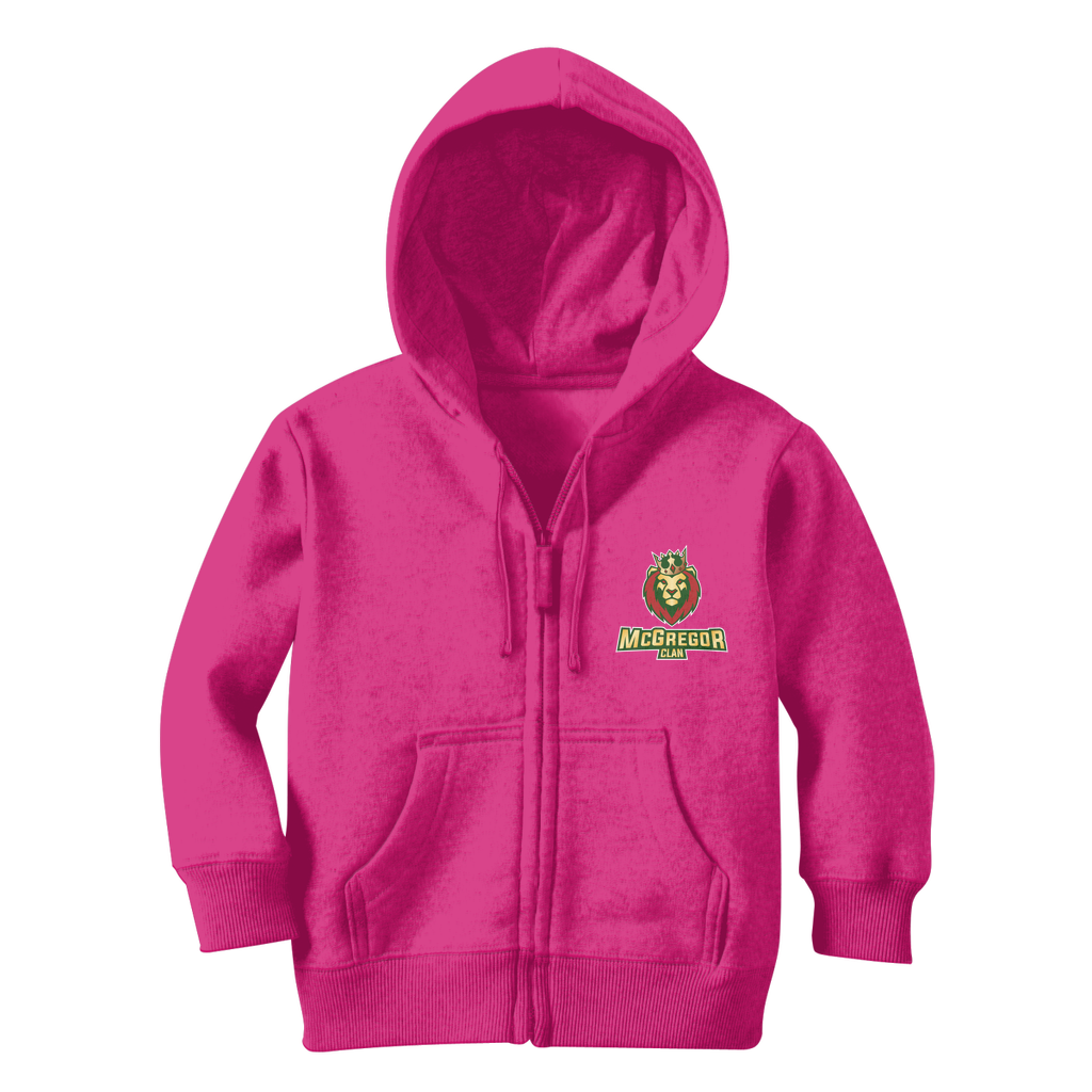 McGregor Clan lion head Classic Kids Zip Hoodie
