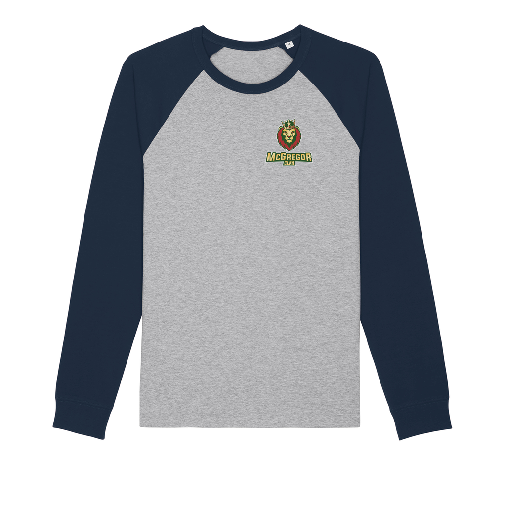 Png Lionhead Organic Raglan Long Sleeve Shirt