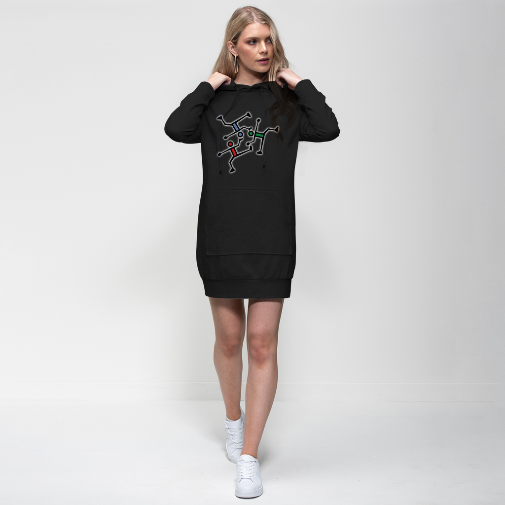 McGregor Clan -  Stick man Adult Hoodie Dress