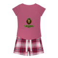 McGregor Clan Lion Girls Sleepy Tee and Flannel Short